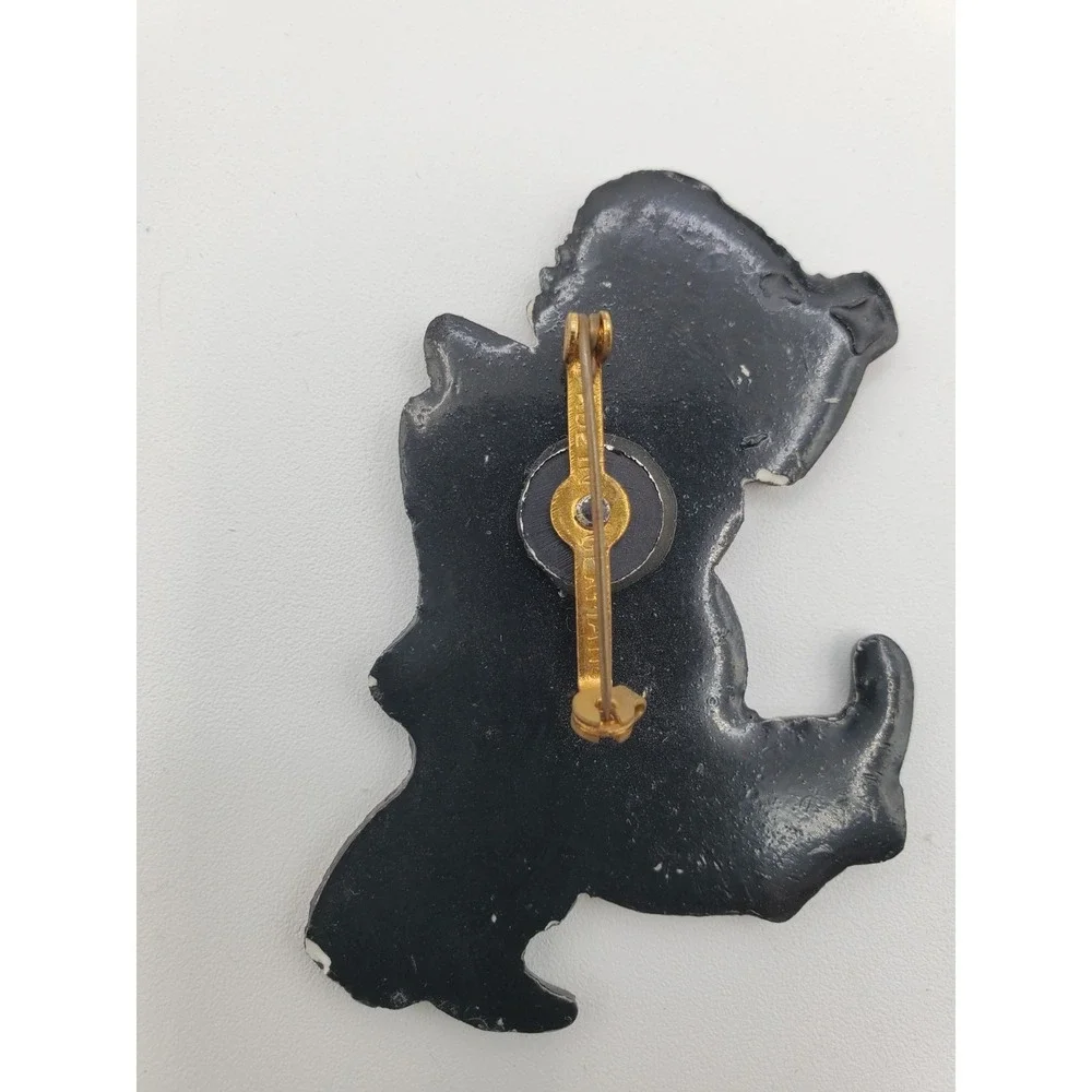 Vintage Enameled Clown Brooch Pin Colorful W. Germany